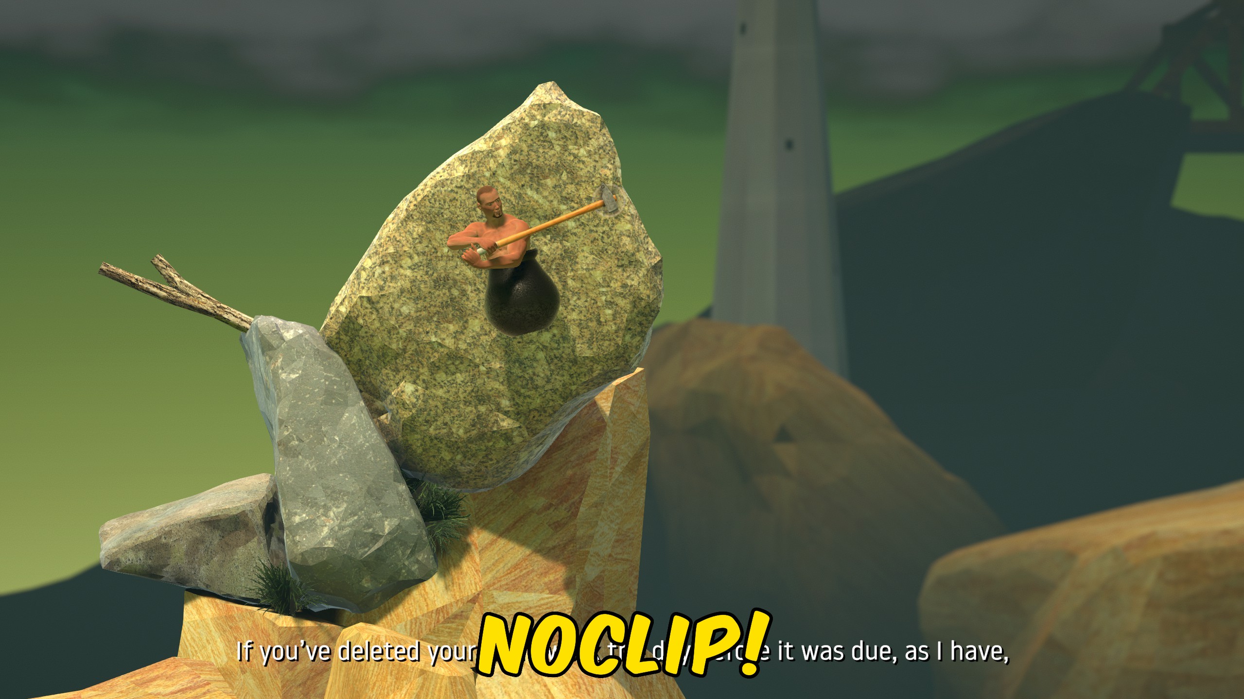 Getting Over It with Bennett Foddy — Fly (screenshot 2)
